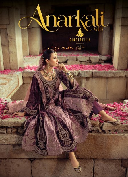 Anarkali Vol 3 By Ibiza Viscose Velvet Salwar Kameez